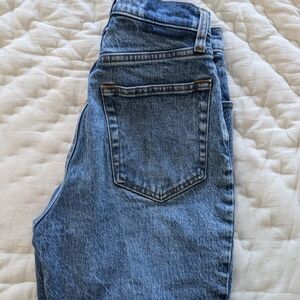 Abercrombie & Fitch Curve Love 90s Straight Ultra High Rise Jeans XShort